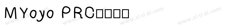 MYoyo PRC字体转换